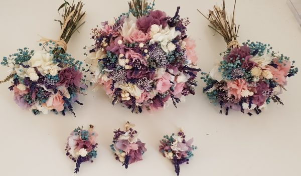 Ramo lila con lavanda - Imagen 8
