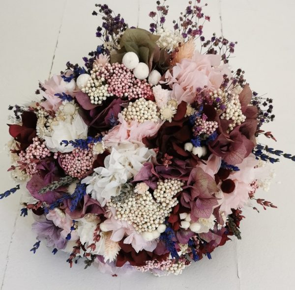 Ramo granate y lavanda - Imagen 2