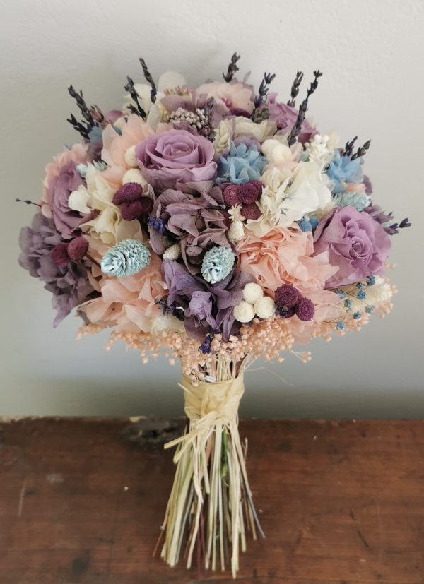 Ramo de rosas moradas - Imagen 6