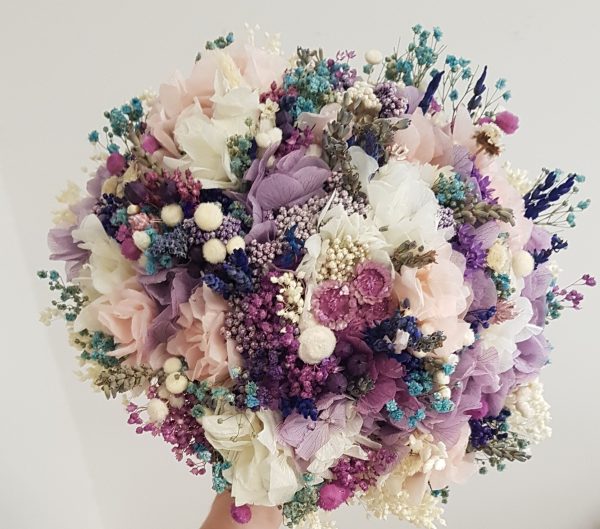 Ramo lila con lavanda - Imagen 6