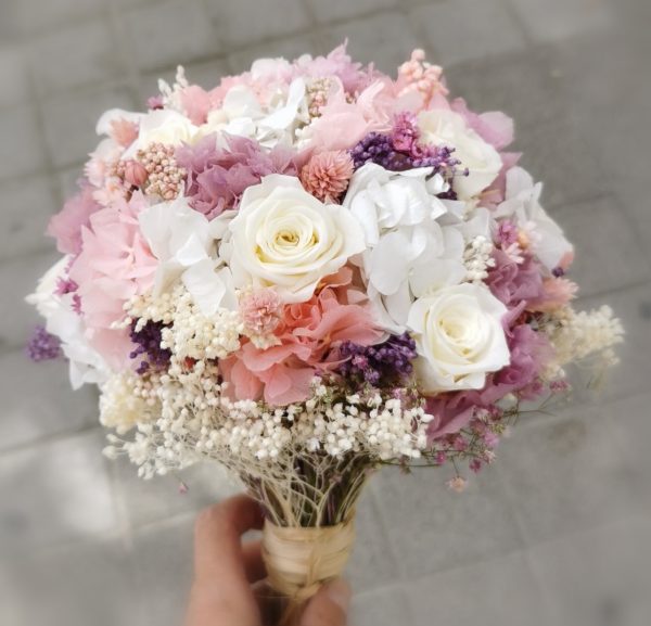 Ramo lila y rosa - Imagen 4