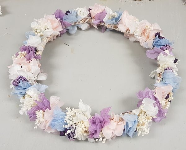 Corona blanca, lila,azul - Imagen 3