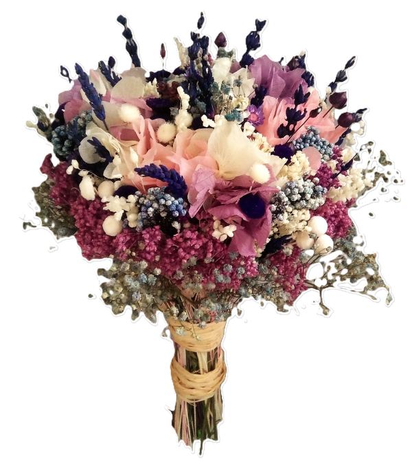 Ramo lila con lavanda - Imagen 2