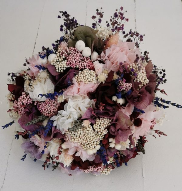 Ramo granate y lavanda - Imagen 7