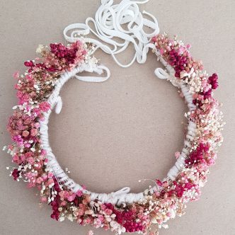 Corona rosa de paniculata